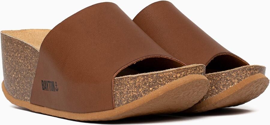 Bayton Muiltjes 'Fuerte' beige camel zwart - Foto 4