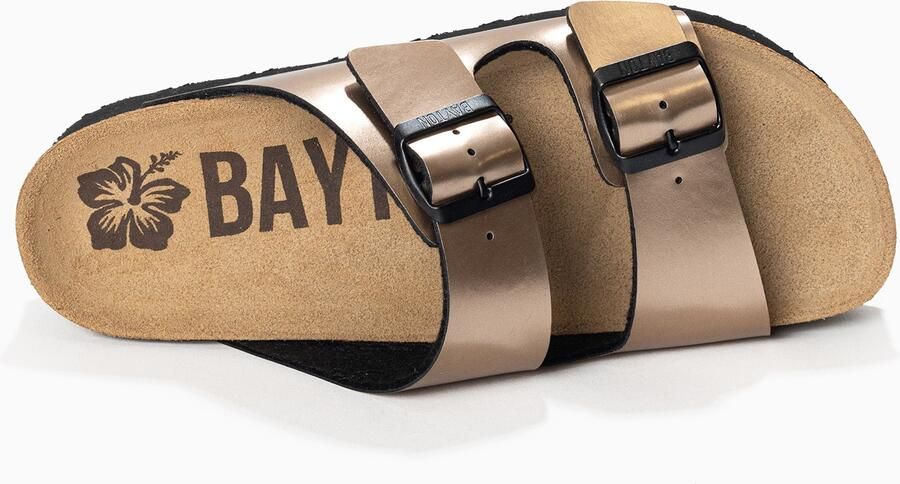 Bayton Muiltjes 'JAPET' beige brons zwart - Foto 5