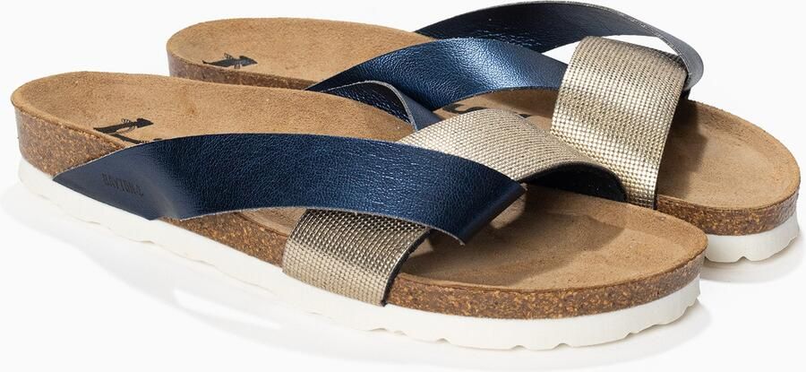 Bayton Muiltjes 'Mildura' navy goud - Foto 3