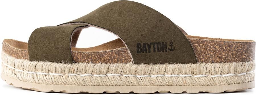 Bayton Muiltjes 'Penelope' ecru lichtbruin kaki zwart