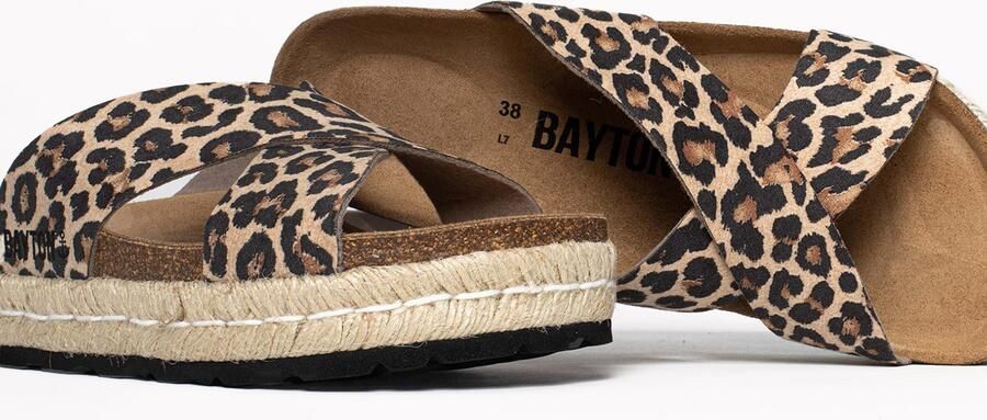 Bayton Muiltjes 'Penelope' lichtbeige bruin zwart - Foto 4