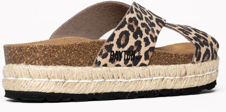 Bayton Muiltjes 'Penelope' lichtbeige bruin zwart - Foto 2