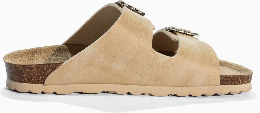 Bayton Muiltjes 'STRASS ATLAS' beige zwart - Foto 6