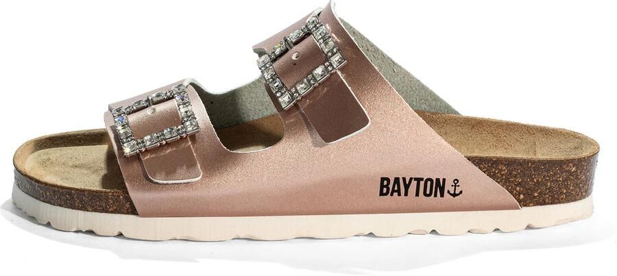 Bayton Muiltjes 'STRASS ATLAS' bruin pink