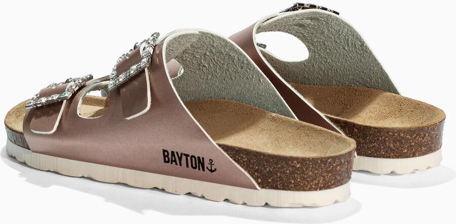 Bayton Muiltjes 'STRASS ATLAS' bruin pink - Foto 5
