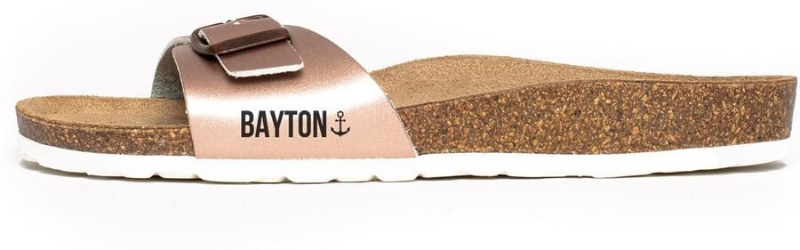 Bayton Muiltjes 'Zephyr' rose-goud zwart
