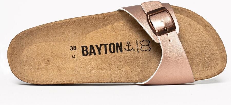 Bayton Muiltjes 'Zephyr' rose-goud zwart - Foto 2