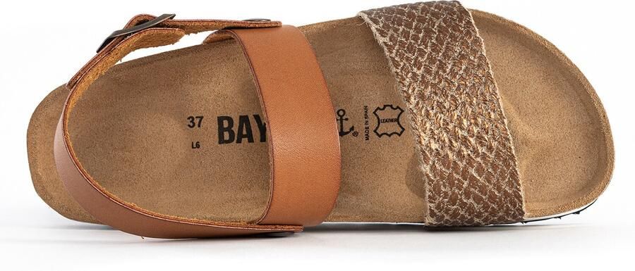 Bayton Sandaal 'Almeria' camel goud - Foto 3