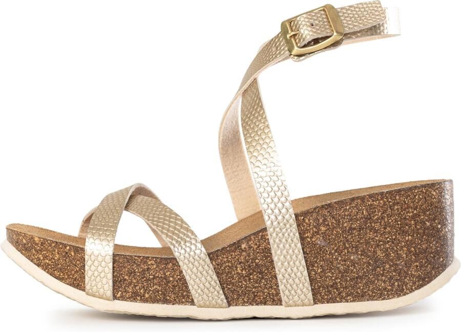 Bayton Sandaal 'Asteria' goud