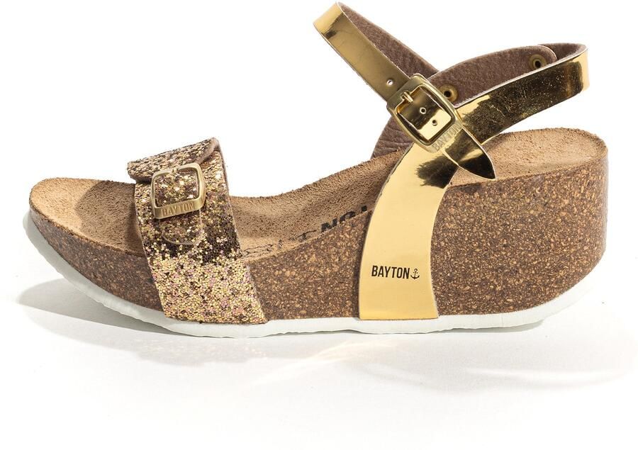 Bayton Sandaal 'AVON' goud