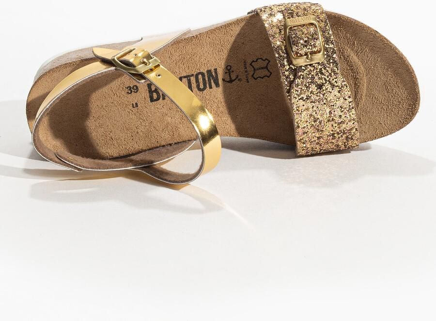 Bayton Sandaal 'AVON' goud - Foto 6