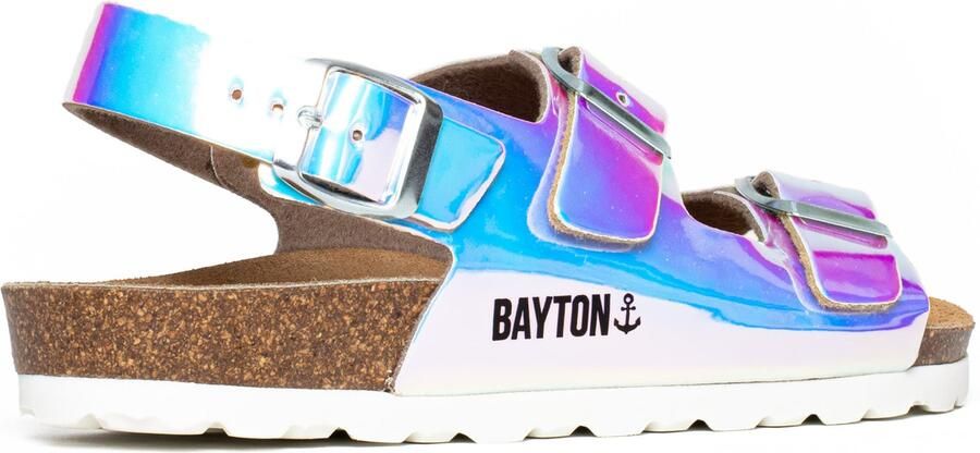 Bayton Sandaal 'CADET' donkerblauw lila magenta wit - Foto 2