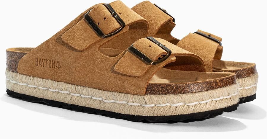 Bayton Sandaal camel bruin - Foto 4