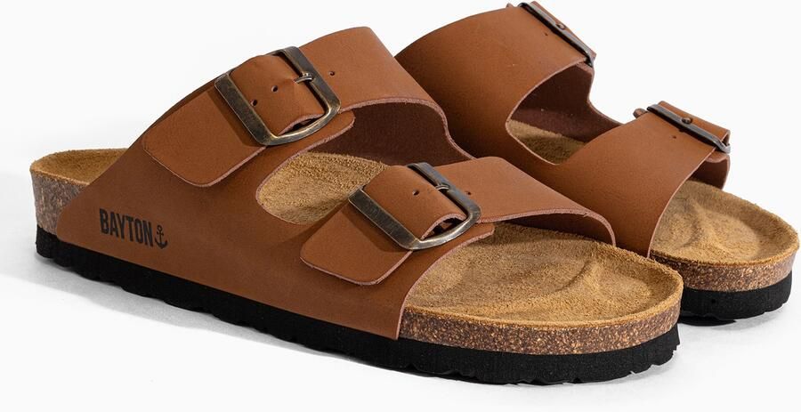 Bayton Sandaal camel bruin - Foto 3