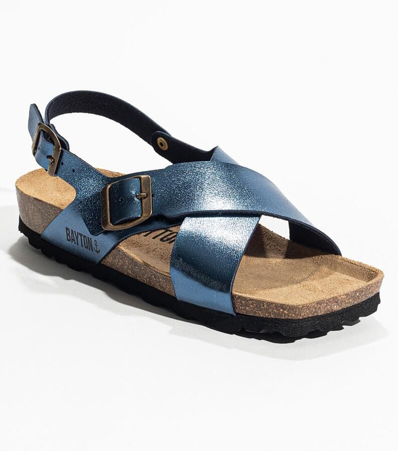 Bayton Sandaal 'Cantabrie' blauw zwart - Foto 2
