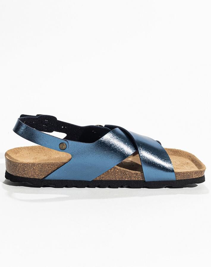 Bayton Sandaal 'Cantabrie' blauw zwart - Foto 3