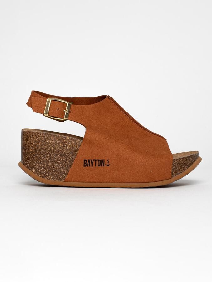 Bayton Sandaal 'Cruz' cognac - Foto 4