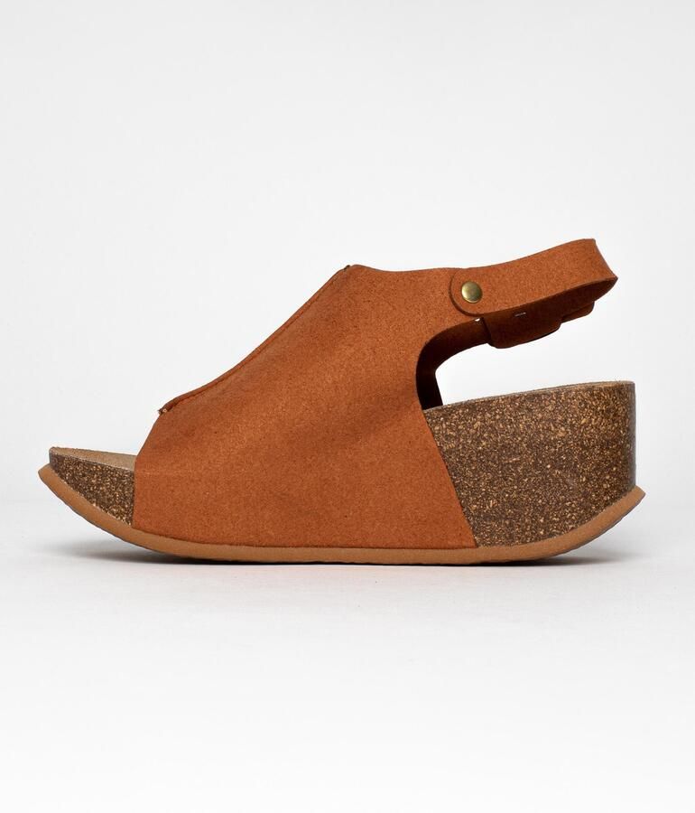 Bayton Sandaal 'Cruz' cognac - Foto 2