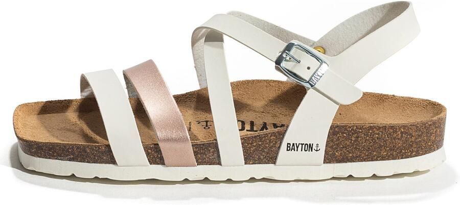 Bayton Sandaal 'Gerone' rose-goud wit