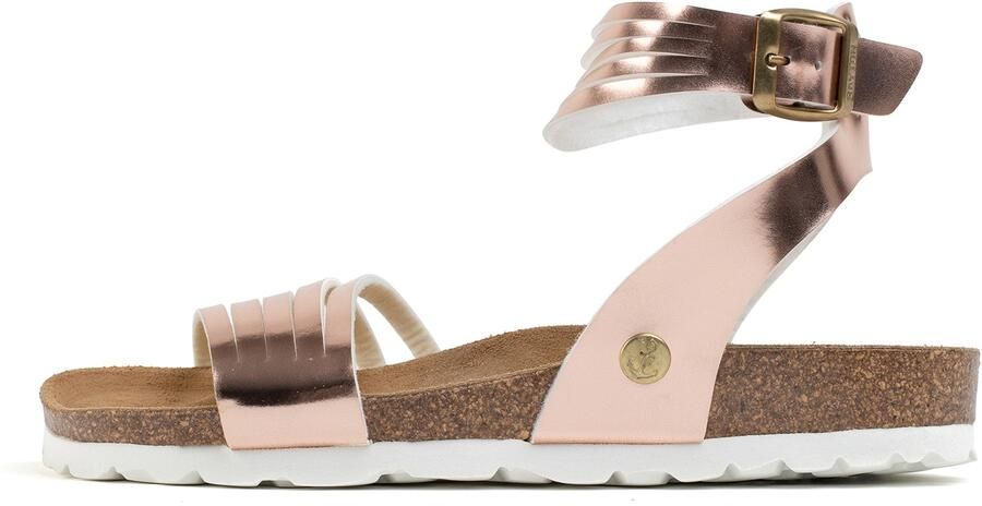 Bayton Sandaal 'Gipsy' bruin pink wit
