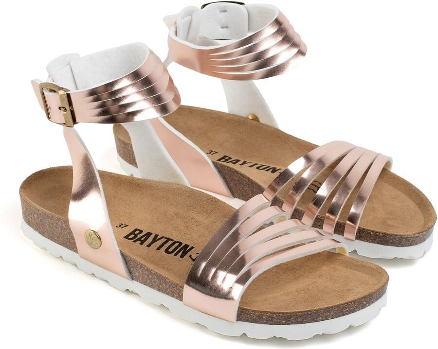 Bayton Sandaal 'Gipsy' bruin pink wit - Foto 2