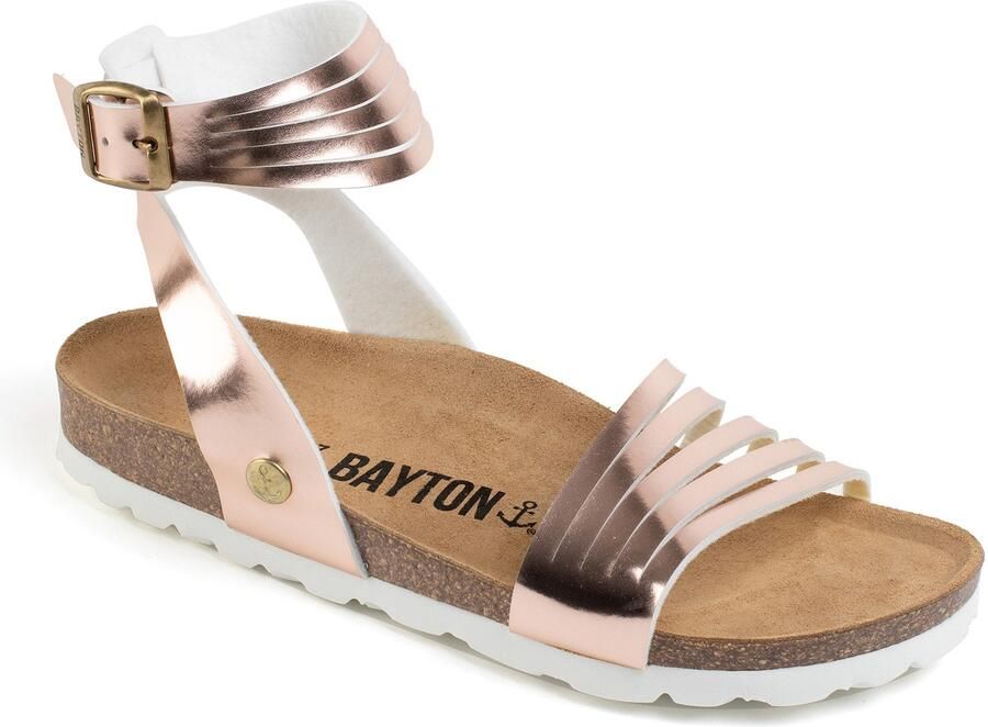Bayton Sandaal 'Gipsy' bruin pink wit - Foto 3