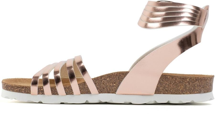 Bayton Sandaal 'Gipsy' bruin pink wit - Foto 4
