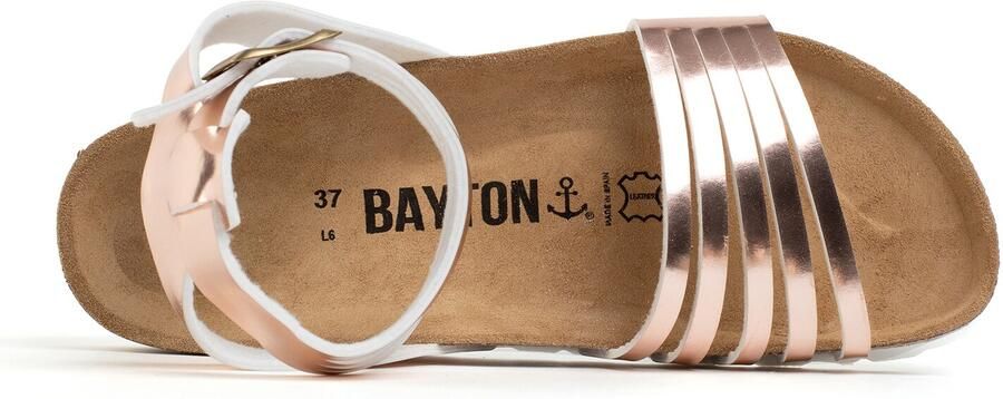 Bayton Sandaal 'Gipsy' bruin pink wit - Foto 5