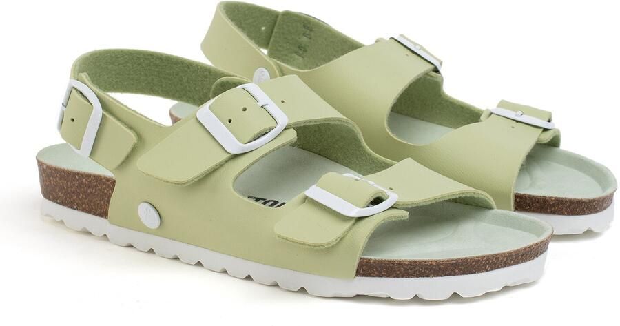 Bayton Sandaal groen wit - Foto 3