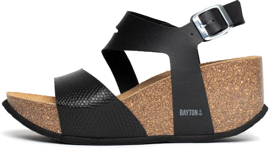 Bayton Sandaal 'Ibiza' zwart