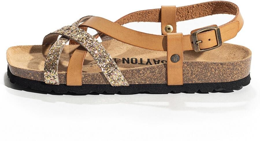 Bayton Sandaal 'KARI' beige bruin