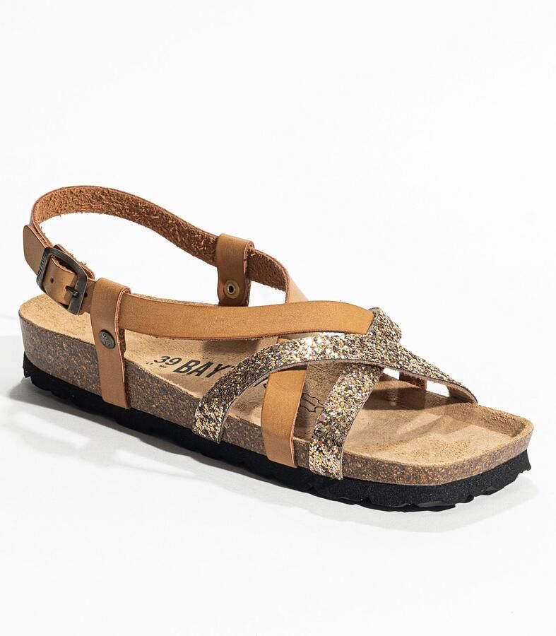 Bayton Sandaal 'KARI' beige bruin - Foto 4