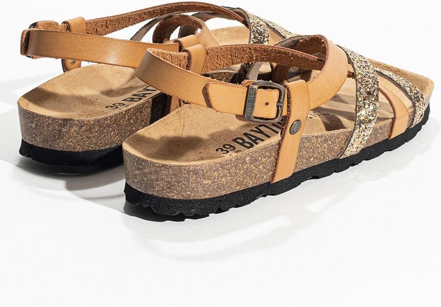 Bayton Sandaal 'KARI' beige bruin - Foto 6