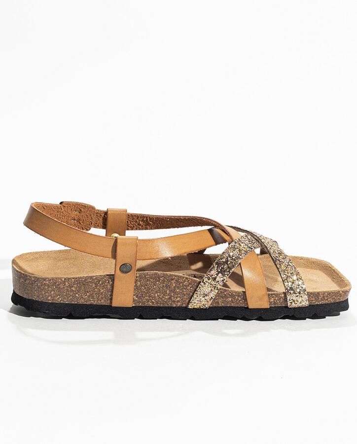 Bayton Sandaal 'KARI' beige bruin - Foto 5