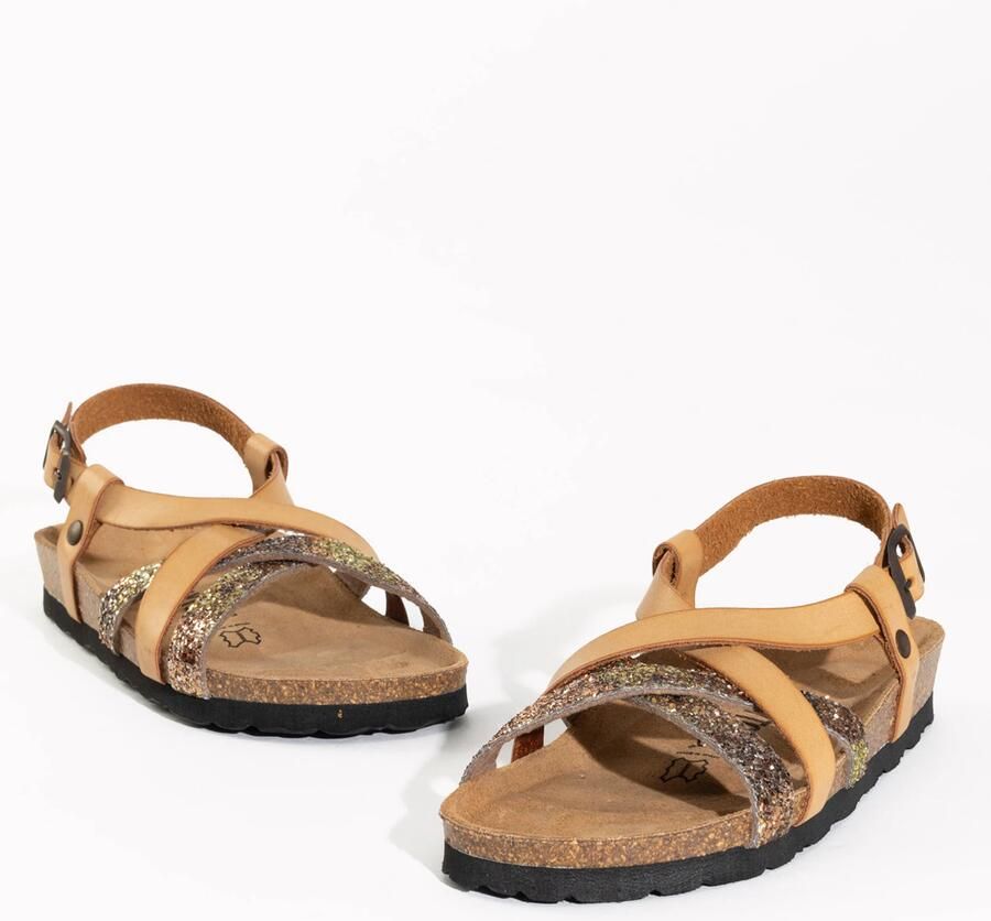 Bayton Sandaal 'Kari' camel goud - Foto 2