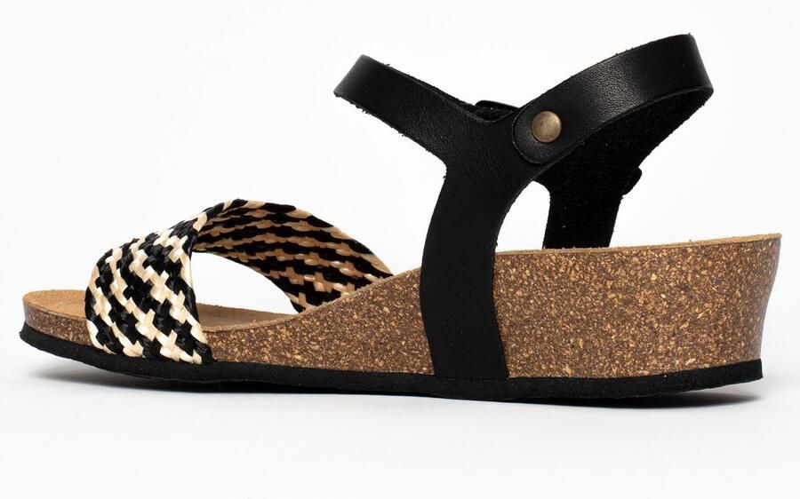 Bayton Sandaal 'LEGANES' beige zwart - Foto 6