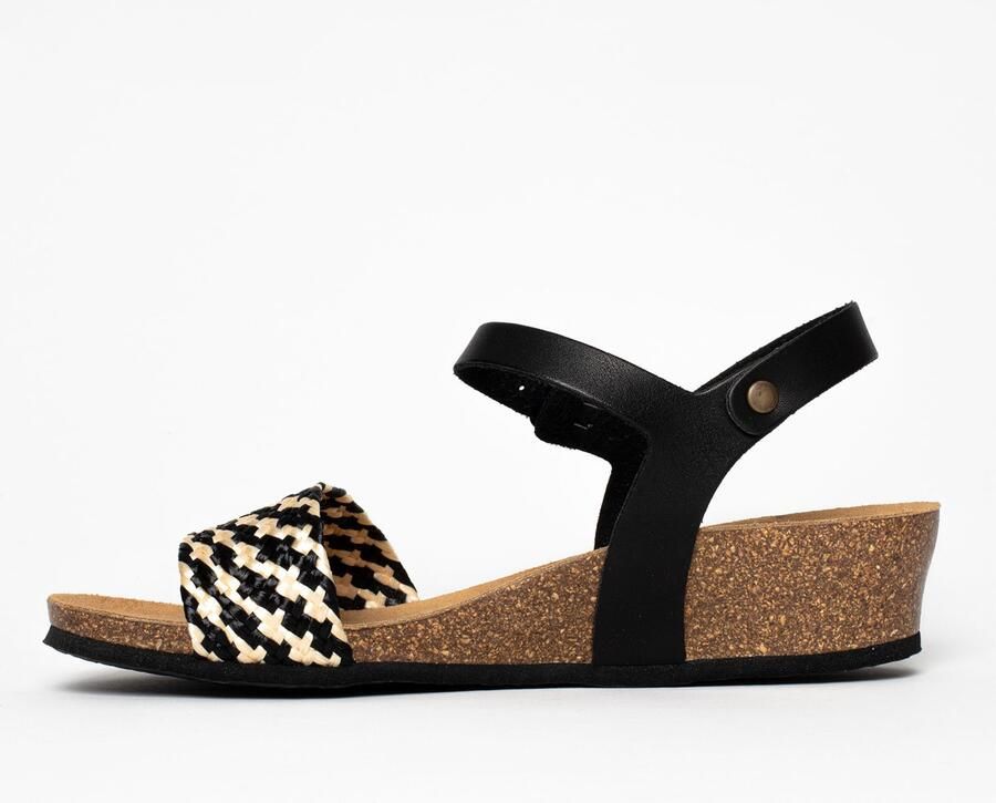 Bayton Sandaal 'LEGANES' beige zwart - Foto 5