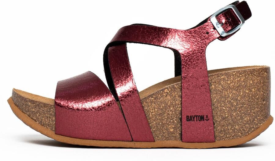 Bayton Sandaal 'Malaga' bordeaux