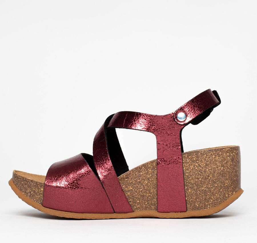 Bayton Sandaal 'Malaga' bordeaux - Foto 3
