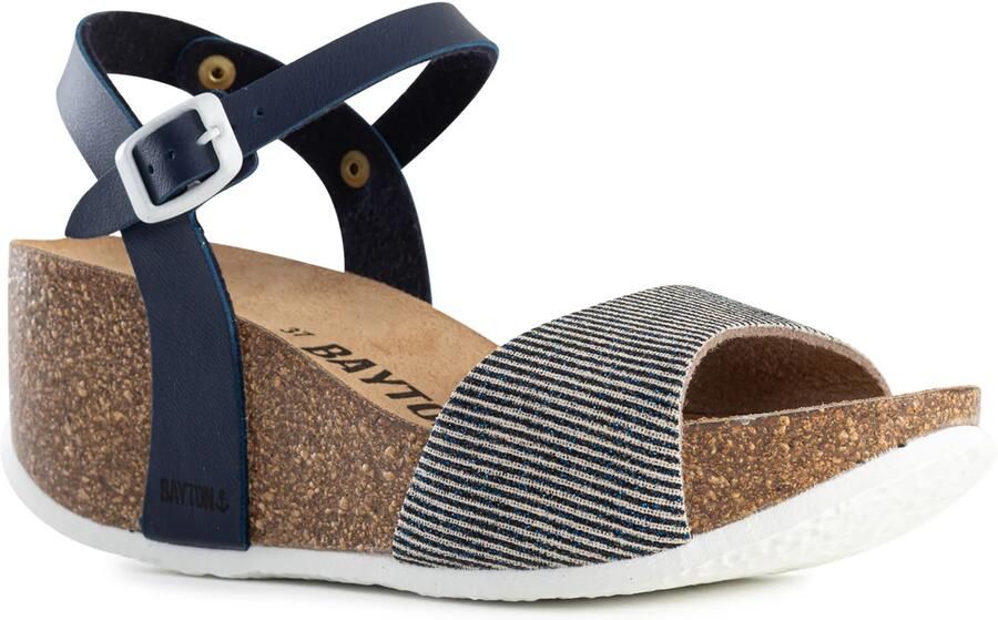 Bayton Sandaal 'Maya' blauw bruin wit - Foto 3