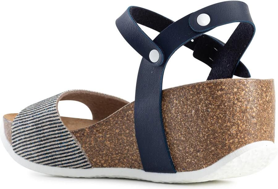 Bayton Sandaal 'Maya' blauw bruin wit - Foto 2