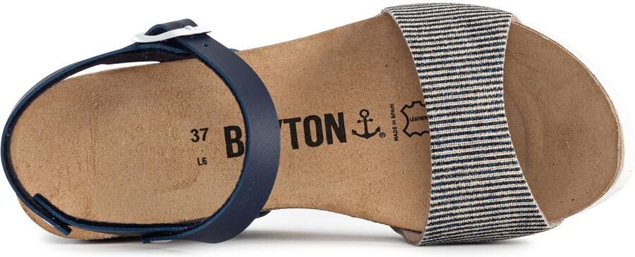 Bayton Sandaal 'Maya' blauw bruin wit - Foto 4