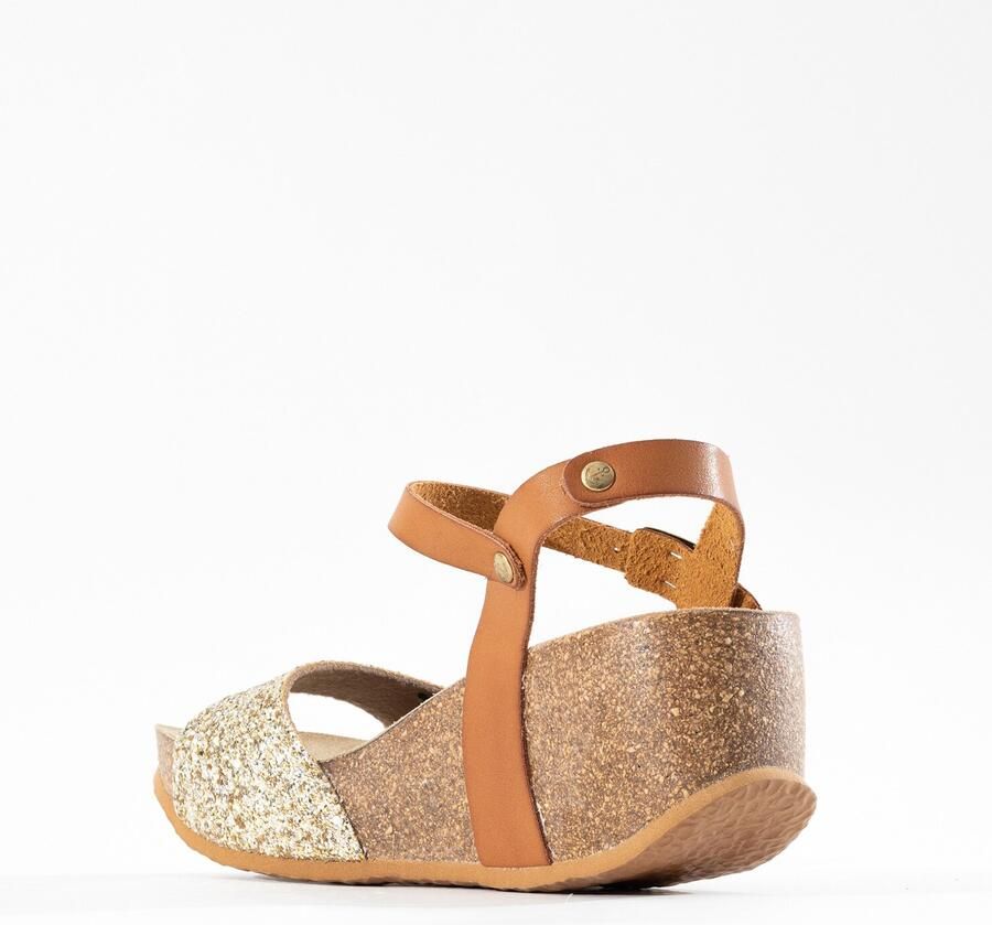 Bayton Sandaal 'Maya' camel goud - Foto 5