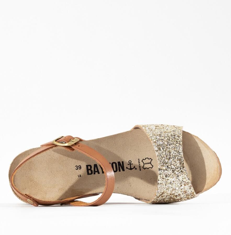 Bayton Sandaal 'Maya' camel goud - Foto 2