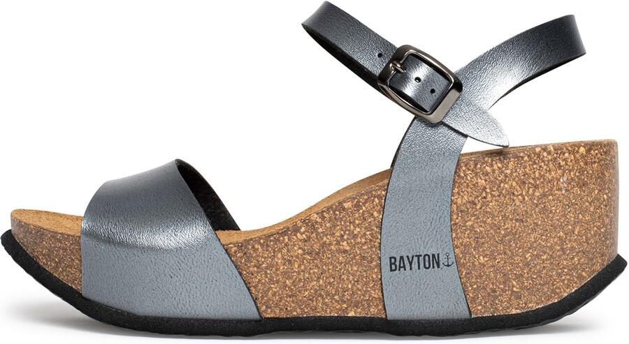 Bayton Sandaal 'Maya' zilvergrijs