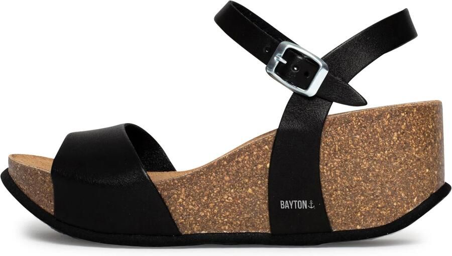 Bayton Sandaal 'Maya' zwart