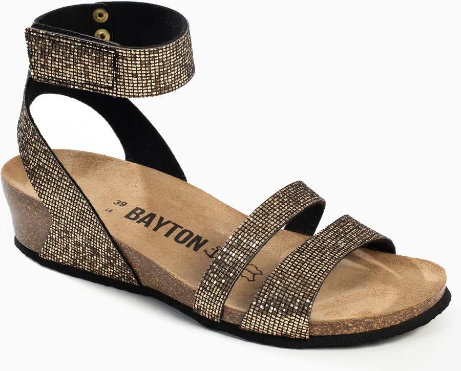 Bayton Sandaal 'OTRANTE' goud - Foto 2