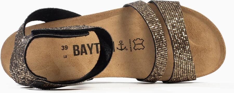 Bayton Sandaal 'OTRANTE' goud - Foto 5