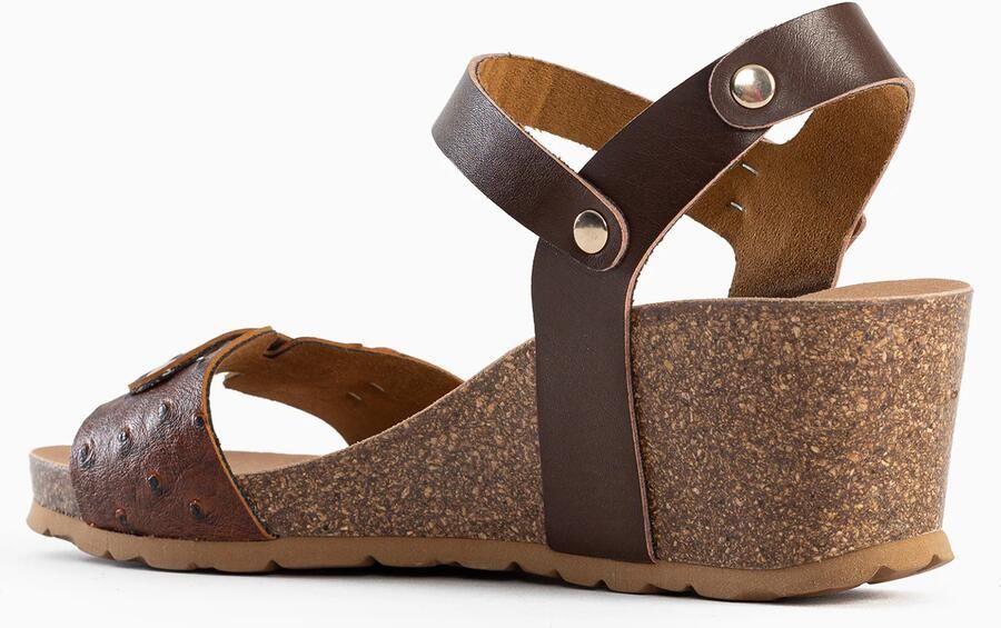 Bayton Sandaal 'Patrizia' beige bruin goud - Foto 2