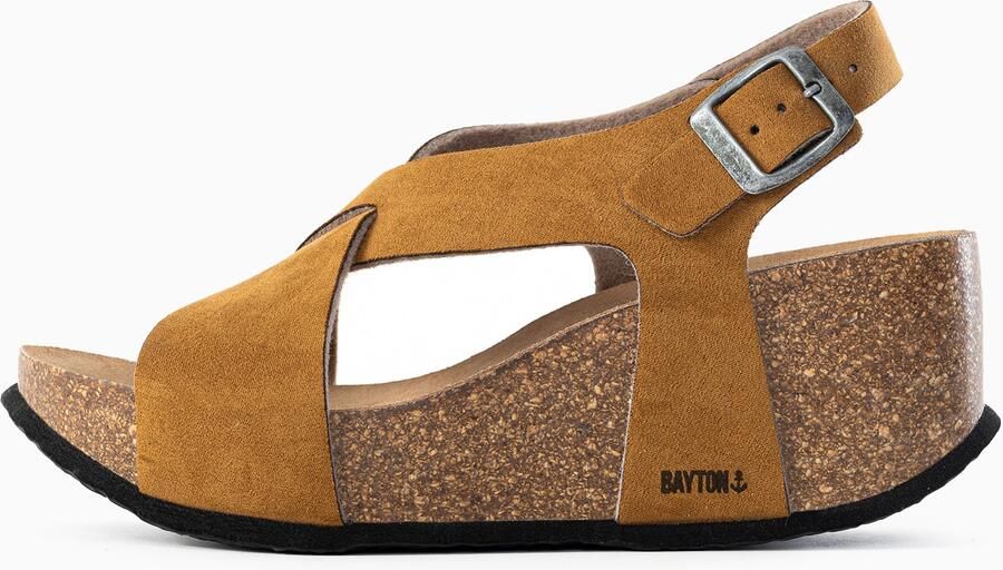 Bayton Sandaal 'Rea' bruin lichtbruin
